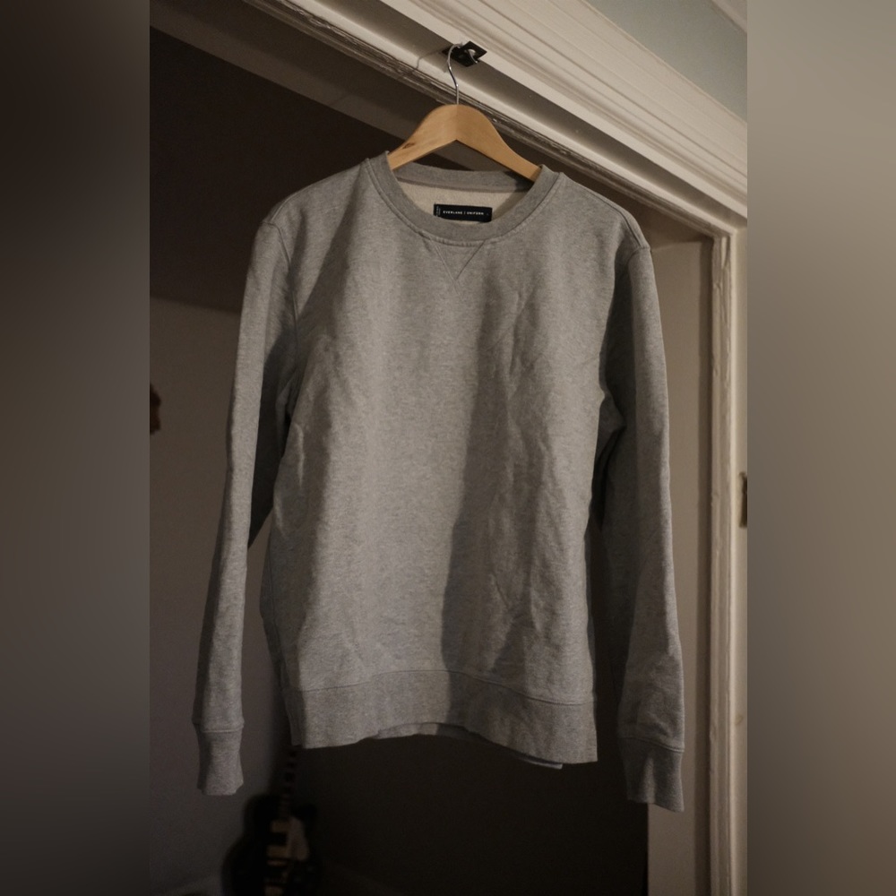 Everlane crewneck sweatshirt in heather gray